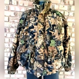 Woolrich Mossy Oak Forrest Floor Camo Soft Jacket Camouflage Hunting Men's L